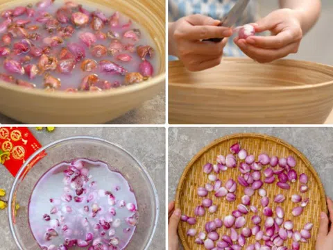 Bí quyết muối dưa hành đơn giản nhanh mà ngon ăn Tết