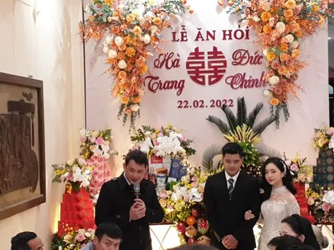 Hà Đức Chinh tổ chức lễ ăn hỏi: Lần đầu lộ diện cô dâu xinh gái lại đảm đang