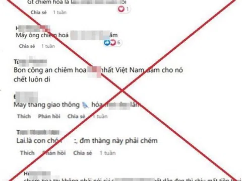 Xúc phạm CSGT trên Facebook, 6 người bị phạt 45 triệu đồng