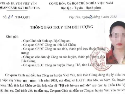 Vụ cô gái trẻ vứt con mới đẻ ở nhà vệ sinh: Hé lộ nguyên nhân