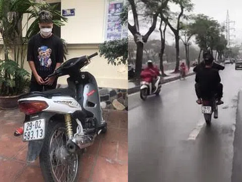 Bất ngờ với lý do thanh niên “bốc đầu” xe máy, quay clip đăng Tiktok