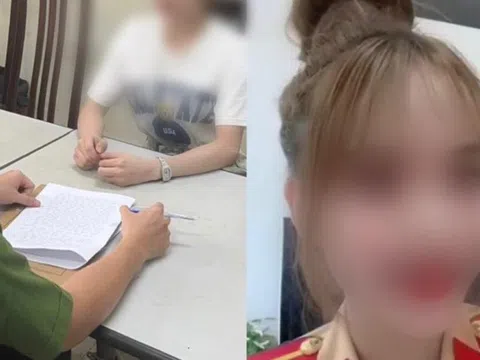 Hà Nội: Xử lý người phụ nữ mặc áo công an để đăng Tiktok "câu like"