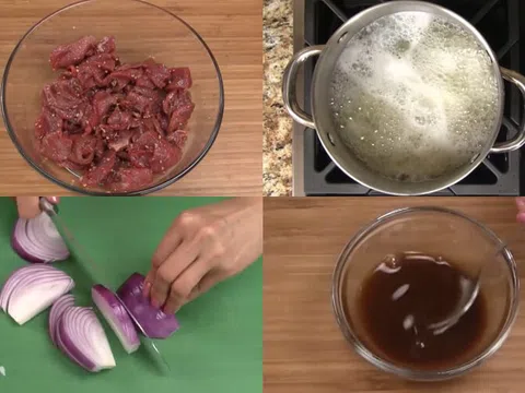 Cách làm khoai tây xào thịt bò cho bữa cơm đậm vị