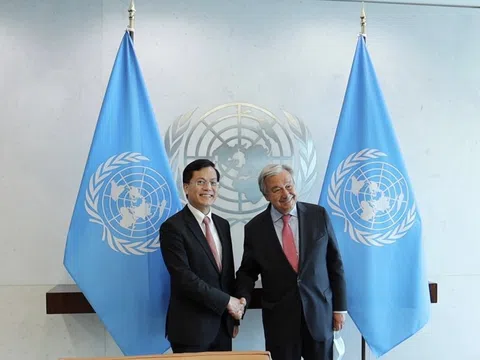 Tổng Thư ký Liên Hợp Quốc đánh giá cao đóng góp của Việt Nam