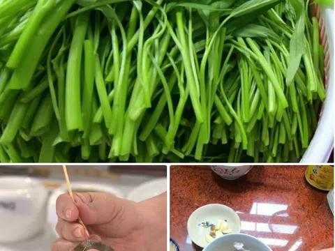 Cách nấu canh tôm rau muống thơm ngon, dễ làm