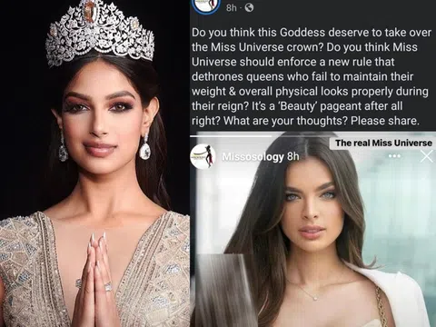 Chuyên trang Missosology hứng chỉ trích vì gợi ý truất ngôi Miss Universe 2021 do tăng cân
