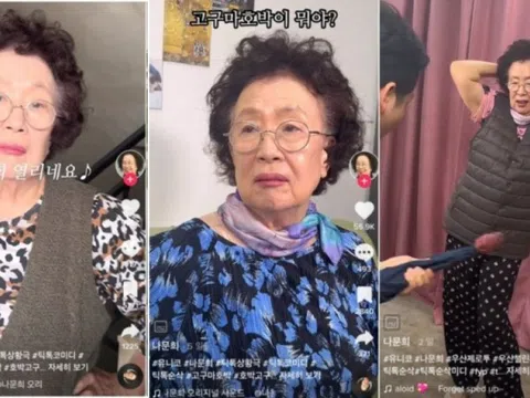 "Bà nội quốc dân" Na Moon Hee dấn thân Tiktok, dân mạng "phát sốt" với video hài hước