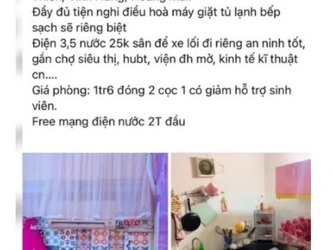 Hà Nội: Cảnh báo thủ đoạn lừa đảo khi thuê phòng trọ