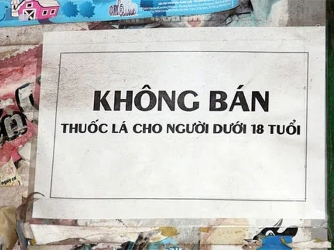 Bán thuốc lá cho người dưới 18 tuổi, có thể bị phạt tới 5 triệu đồng