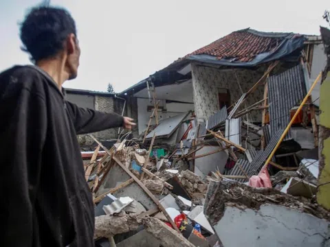 Động đất ở Indonesia khiến 162 người thiệt mạng, hàng trăm người bị thương