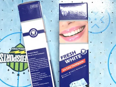 Thu hồi toàn quốc lô kem đánh răng Bis up ice care Toothpaste