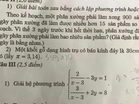 Thí sinh thi vào lớp 10 bật khóc vì đề Toán in mờ: Sở GD-ĐT Hà Nội nói gì?