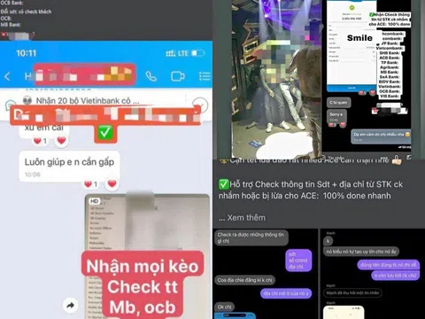 Nhân viên của 13 ngân hàng bán thông tin tài khoản chỉ 200.000 đến 1,9 triệu/trường hợp