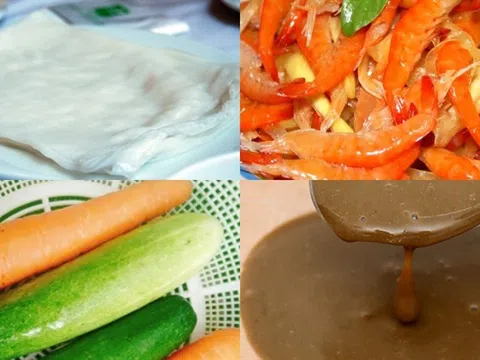 Bật mí công thức làm món bánh cuốn tôm chua Huế thơm ngon đậm vị