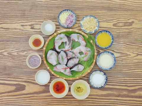 Cách làm món cá lăng nướng riềng mẻ ăn là mê
