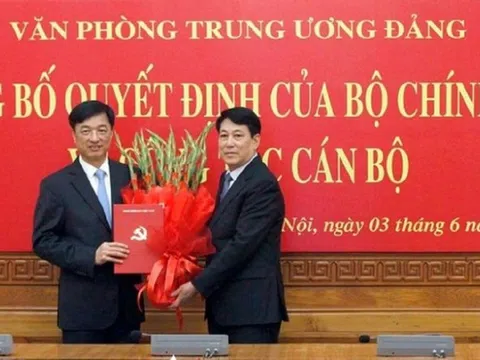 Thượng tướng Nguyễn Duy Ngọc giữ chức Chánh Văn phòng Trung ương Đảng