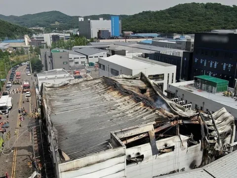 Vụ cháy nhà máy sản xuất pin ở Hàn Quốc: Xác định quốc tịch nạn nhân thiệt mạng