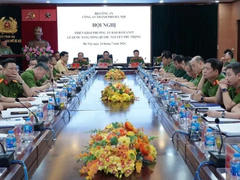 Bảo đảm tuyệt đối an ninh, trật tự Lễ Quốc tang Tổng Bí thư Nguyễn Phú Trọng