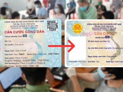 Đề xuất đổi CCCD sang thẻ căn cước khi làm trực tuyến chỉ mất 6.000 đồng