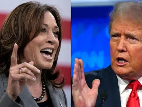 Ông Trump và bà Harris "đấu khẩu" nảy lửa về quy tắc tranh luận