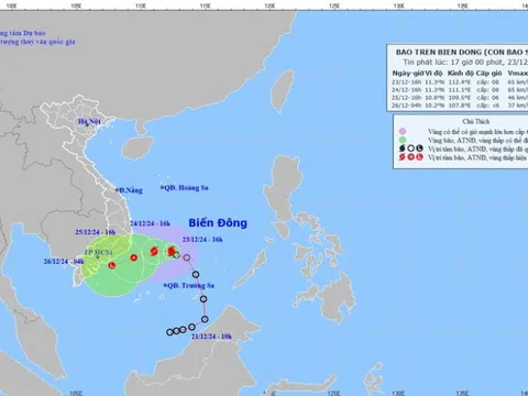 Chuyên gia khí tượng "phân tích" cơn bão số 10