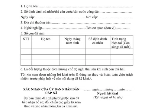 Từ ngày 1/7/2026, các gia đình sinh con thứ 2 sẽ nhận được hỗ trợ 2.000.0000 đồng, cụ thể ra sao