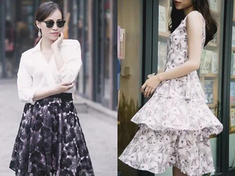 Đẹp dịu dàng với đầm công sở mùa hè 2018