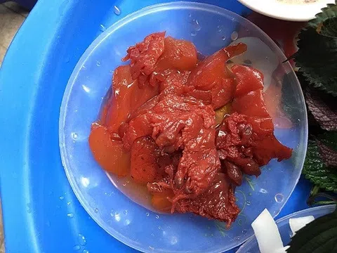 Sứa đỏ: Món ăn mát lành giải nhiệt mùa hè ở Hà nội
