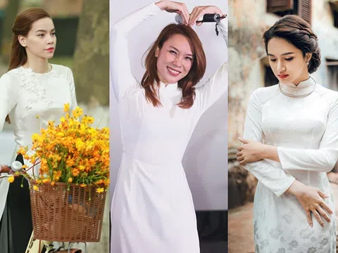 Ngẩn ngơ ngắm mỹ nhân Việt diện áo dài trắng tinh khôi