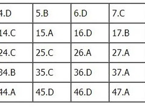 Bài giải đề thi THPT Quốc Gia 2018 môn Anh - Mã đề 422