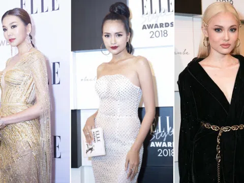 Thanh Hằng tái ngộ dàn học trò Next Top Model trên thảm đỏ \'Elle Style Awards 2018\'