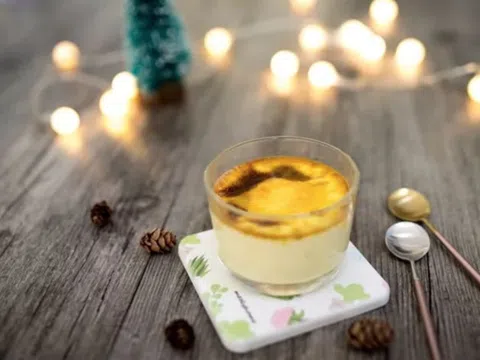 Tráng miệng với bánh Creme Brulee ngon đúng kiểu Pháp