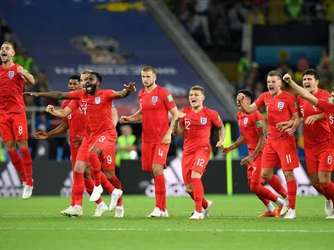 Phá \'lời nguyền\' thất bại trên chấm 11m, tuyển Anh giành vé vào tứ kết World Cup 2018