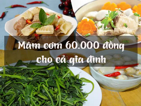 Làm mâm cơm trưa chỉ 60.000 cho cả nhà ăn bổ dưỡng trong ngày hè oi ả