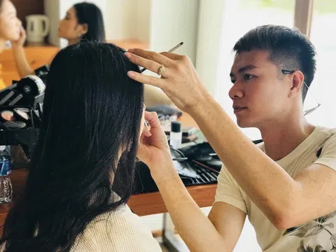 Chuyên gia Make up Trường Tashi đồng hành cùng các thí sinh cuộc thi Hoa hậu VN 2018