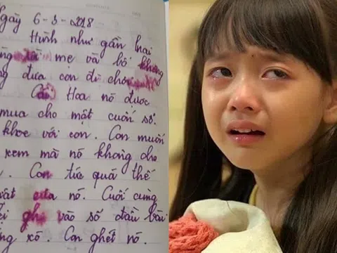 Rớt nước mắt trước trang nhật ký của cô bé lớp 5 cô đơn đến mức bỏ nhà ra đi