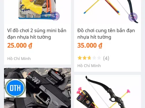 Cha mẹ cảnh giác với đồ chơi bạo lực dành cho con trẻ