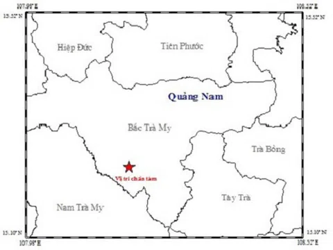 3 ngày, 6 trận động đất ở Quảng Nam