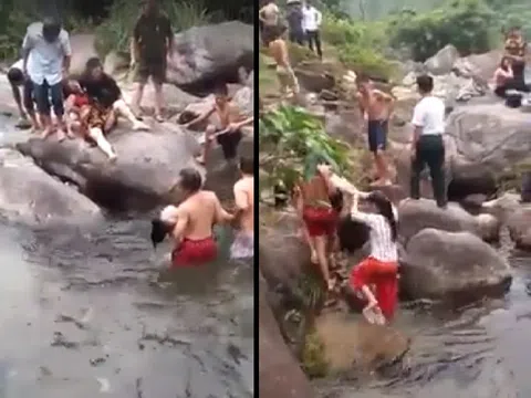 Thái Nguyên: 2 phụ nữ rơi xuống nước tử vong khi đang chụp ảnh bên suối