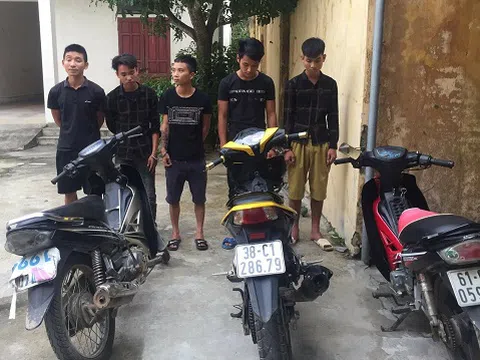 Hà Tĩnh: Bắt giữ nhóm thanh thiếu niên chuyên đi cướp đêm