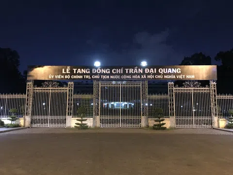 Lễ viếng Chủ tịch nước Trần Đại Quang tại TP.HCM bắt đầu từ 7h sáng 26/9