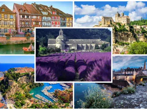 Xiêu lòng trước 5 ngôi làng đẹp như cổ tích trên nước Pháp lãng mạn