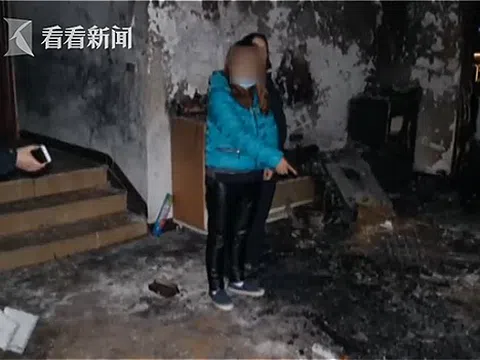 Người phụ nữ đốt ghế dọa bạn trai không ngờ cháy cả nhà