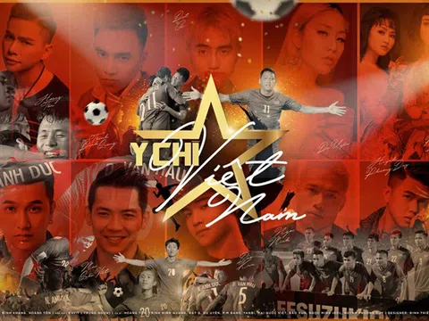 Hoàng Tôn cùng dàn sao trẻ ủng hộ tinh thần đội tuyển Việt Nam với ca khúc sôi động