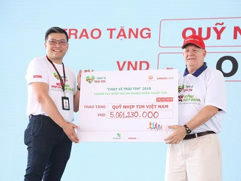 Chạy vì Trái tim 2018: Gây quỹ hơn 5 tỷ đồng giúp cứu sống hơn 181 em nhỏ  bệnh tim