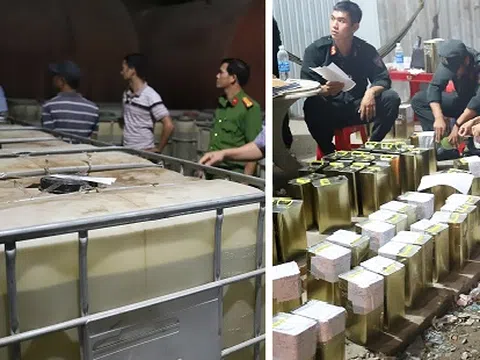 Đường dây sản xuất, buôn bán xăng giả có quy mô lớn `sa lưới`