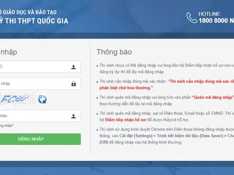 Cách thức thí sinh tra cứu điểm thi THPT Quốc gia 2019