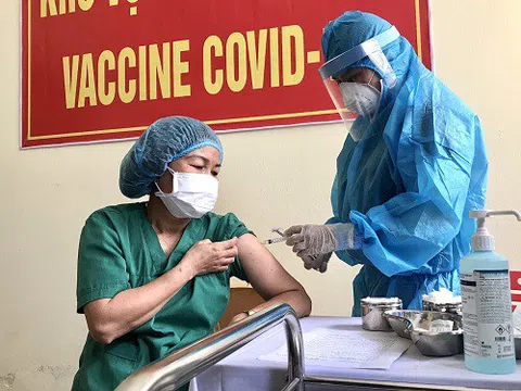 Sáng 19/3, hơn 27.500 người Việt Nam đã tiêm vắc xin ngừa COVID-19, không có thêm ca mắc mới