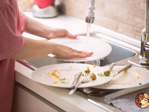 Sai lầm khi rửa bát khiến vi khuẩn bám đầy đĩa, cả nhà mắc bệnh