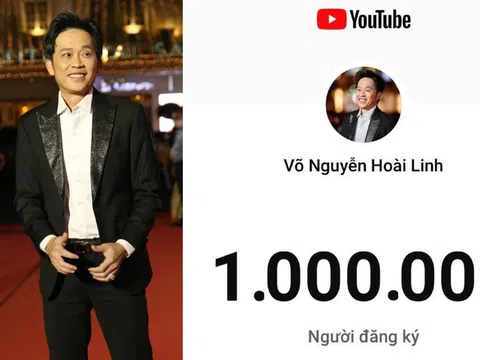 NSƯT Hoài Linh đạt nút Vàng YouTube chỉ sau hơn 3 tháng ra mắt kênh